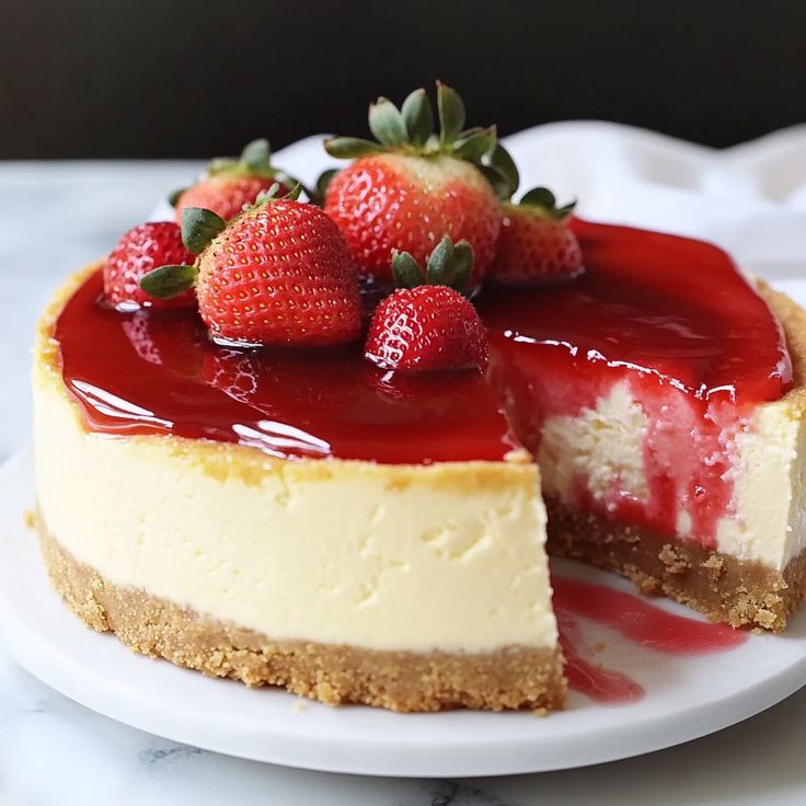 Cheesecake de fresa